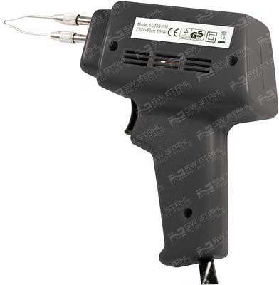Elektrol&ouml;tpistole mit Schuko-Stecker, 100 Watt, 220V, Beleuchtung, 62000SB
