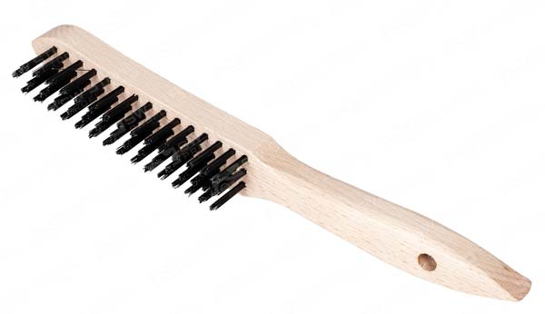 Stahl-Drahtb&uuml;rste, 3-reihig mit Borsten aus Stahldraht, 63302SB SW-Stahl