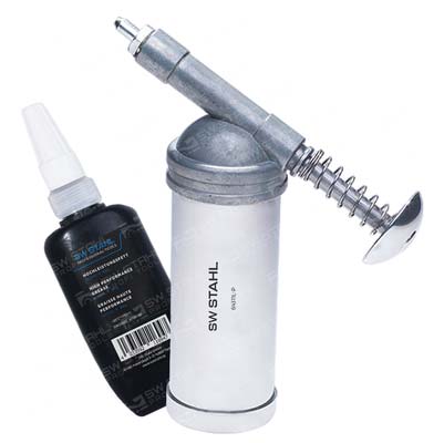 Mini-Fettpresse mit Hochleistungsfett, 80 g, 64311L SW-Stahl