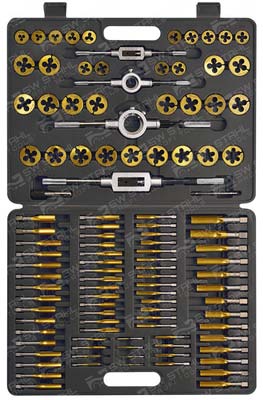 Gewindeschneidsatz, TiN, M2-M18, 110-teilig, 82251L SW-Stahl