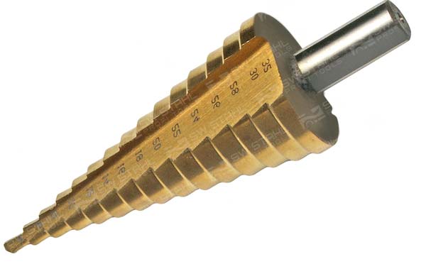 Stufenbohrer, HSS-G TiN, 4-32 mm, 82412SB SW-Stahl