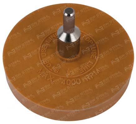 Radierscheibe, 90 mm zum Einspannen in die Bohrmaschine, 94857L SW-Stahl