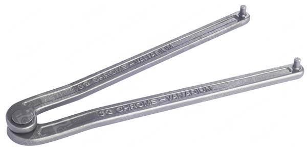 Stirnlochschl&uuml;ssel, verstellbar, 180 mm S1463 SW-Stahl