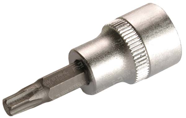 Schraubendreheinsatz, 3/8 Zoll, T-Profil, T30 ohne Stirnlochbohrung