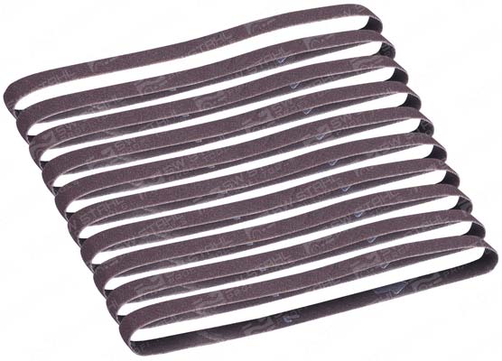 Schleifband, K&ouml;rnung 80, 10 St&uuml;ck Schleifband-Satz, S3295-1 SW-Stahl