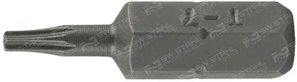 Schraubendrehbit, 1/4 Zoll, T-Profil, T10 Chrom-Vanadium, TBO/4-T10 SW-Stahl